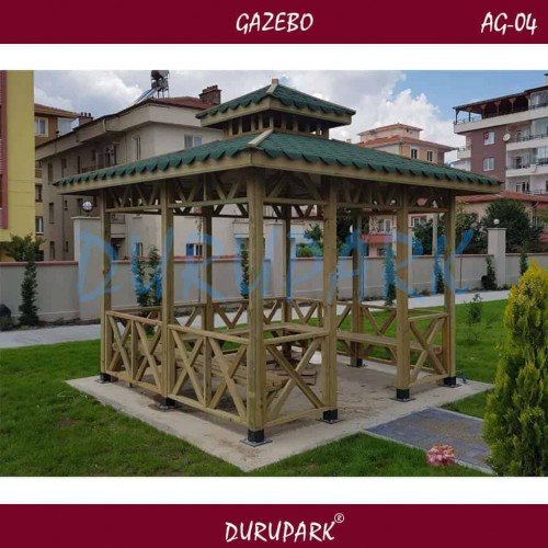 AG04 - Kare 3mx3m Gazebo