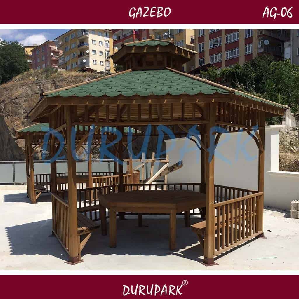 AG06 - Altıgen 4mx4m Gazebo