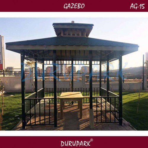 AG15 - Kare Metal 3mx3m Gazebo