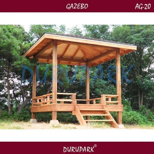 AG20 - Yerden Yüksek 3mx3m Gazebo