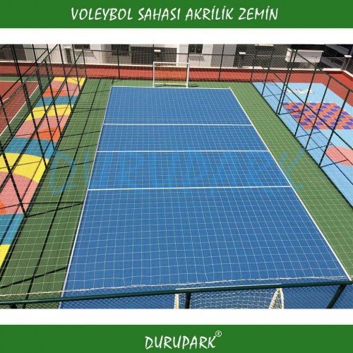 Voleybol Sahası Akrilik Zemin Voleybol Sahası Akrilik Zemin