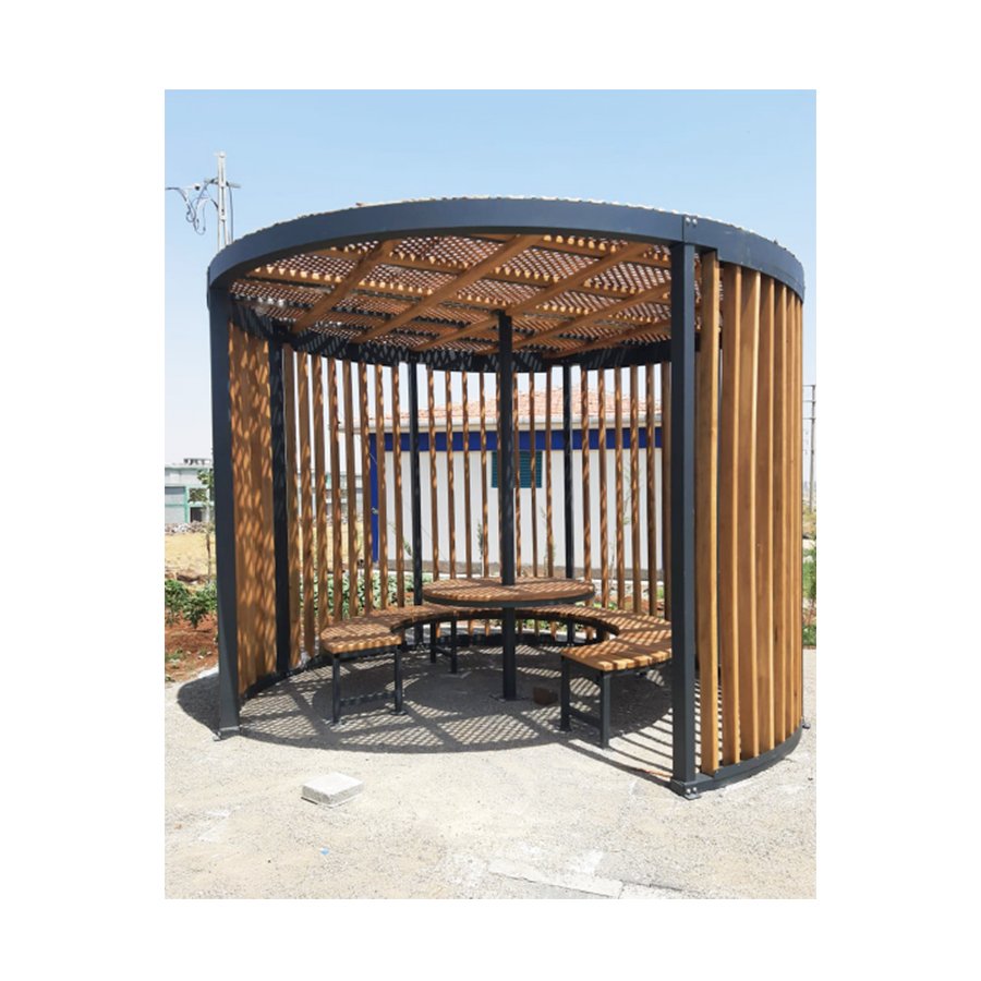 AG 27 - Ahşap Dairesel Gazebo