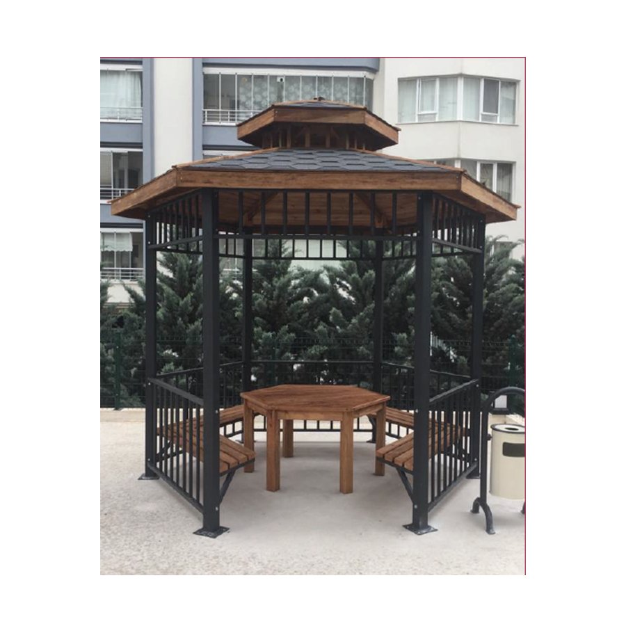 MG 01 - Metal Altıgen Gazebo
