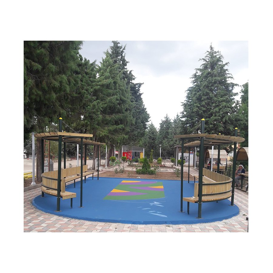 PE 03 - Sırtlıklı Oval Pergola