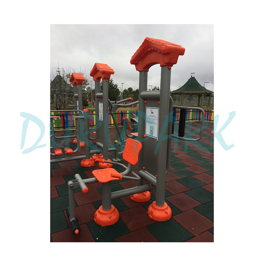 PF 05 - Ayakta Sırt Masajı & Oturarak Bacak Çalıştırma Aleti